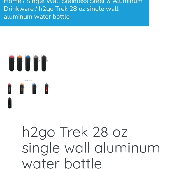 H2GO Trek Akshardham North America logo flak NIB - Picture 3 of 7